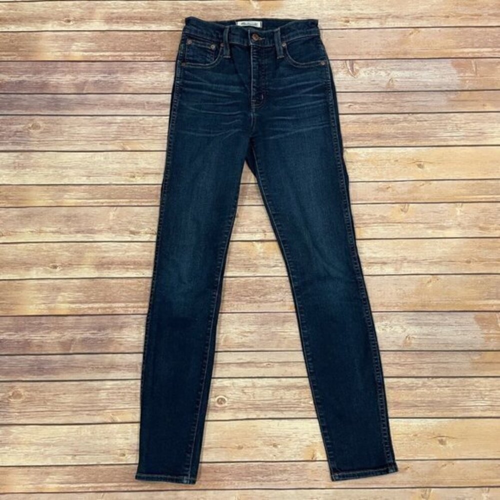 Madewell 10 Inch High Rise Skinny Jeans Hayes Wash